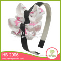 Feather hair band colorful elastic rubber flexible hair bands